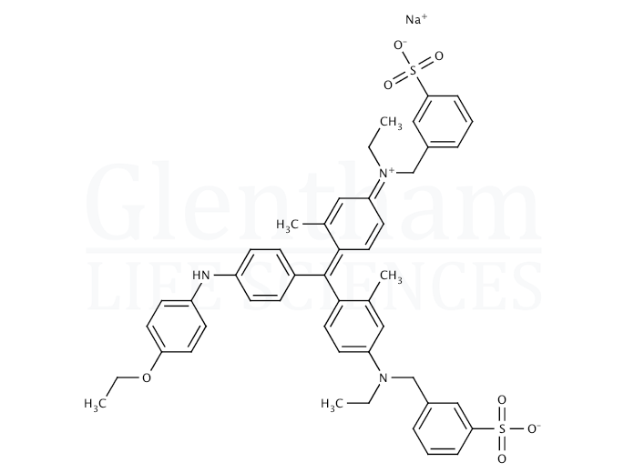 Structure for Coomassie Brilliant Blue G250 (C.I. 42655)