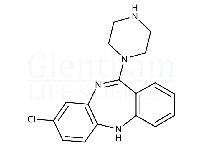N-Desmethylclozapine Structure