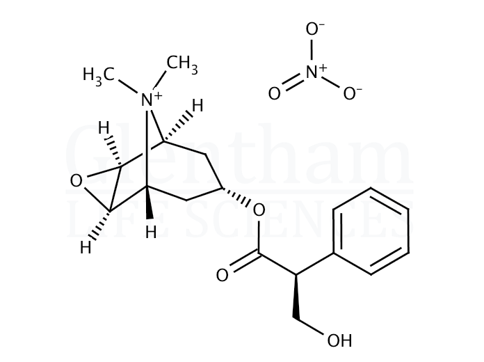 (-)Scopolamine methyl nitrate Structure