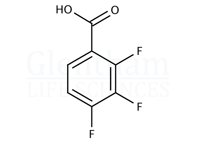 2,3,4-Trifluorobenzoic acid Structure