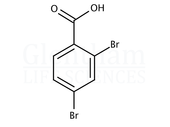 Structure for 2,4-Dibromobenzoic acid