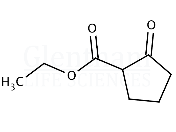 2-Carbethoxycyclopentanone Structure