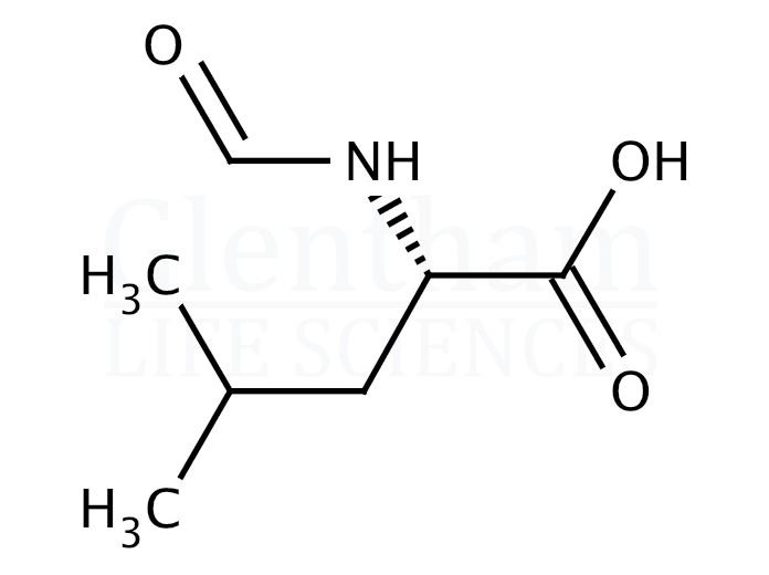 N-Formyl-L-leucine Structure