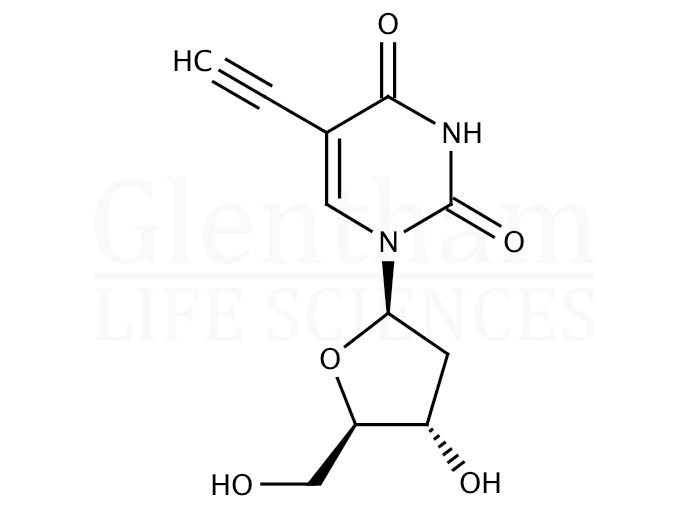 Structure for  5''-Ethynyl-2''-deoxyuridine  (61135-33-9)