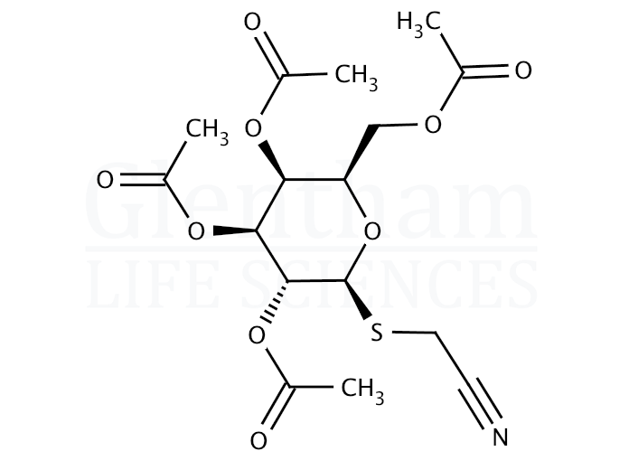 Structure for Cyanomethyl 2,3,4,6-tetra-O-acetyl-1-thio-β-D-galactopyranoside