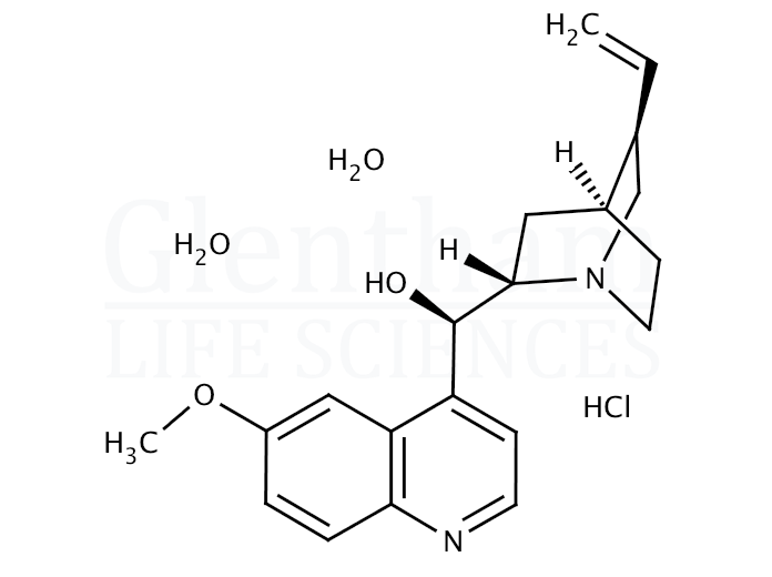 Structure for Quinine hydrochloride dihydrate (6119-47-7)