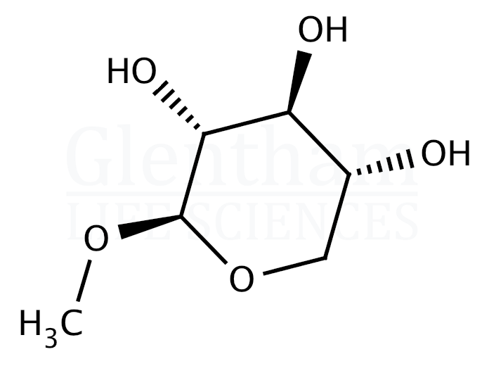 Structure for  Methyl b-D-xylopyranoside  (612-05-5)