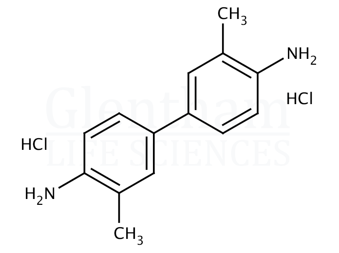 o-Tolidine dihydrochloride Structure