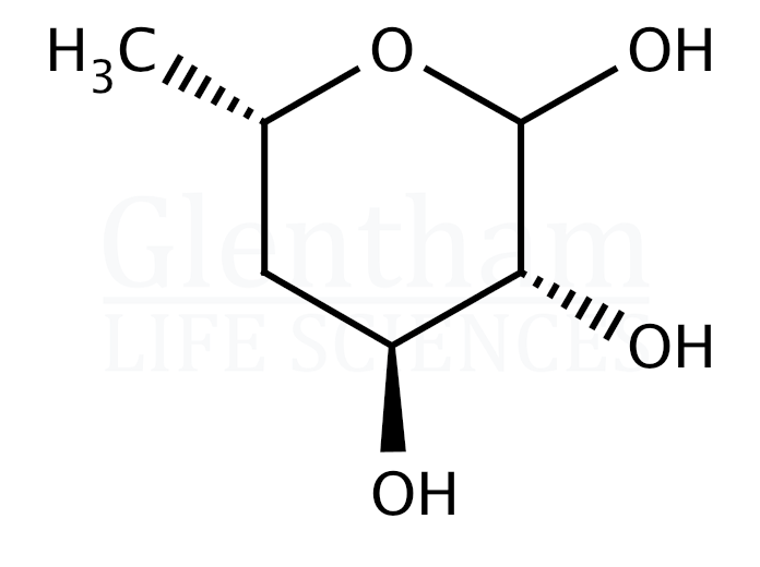 Structure for 4-Deoxy-L-fucose (61244-62-0)