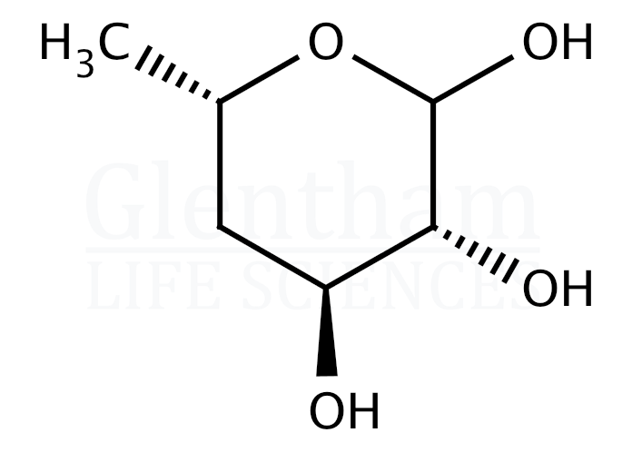 Structure for  4-Deoxy-L-fucose  (61244-62-0)