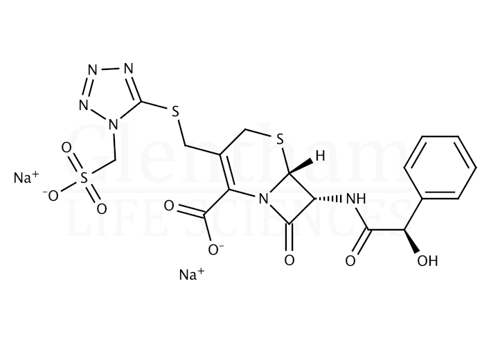 Structure for Cefonicid sodium salt (61270-78-8)