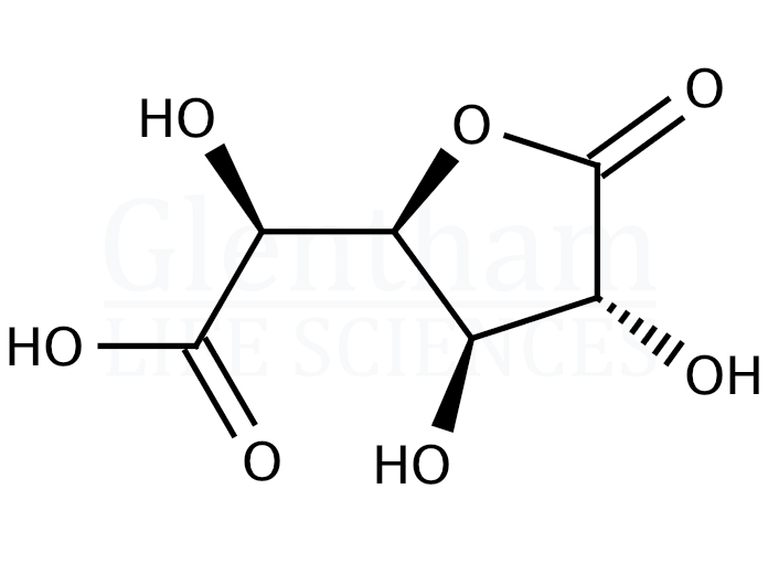 D-Saccharic acid 1,4-lactone monohydrate Structure