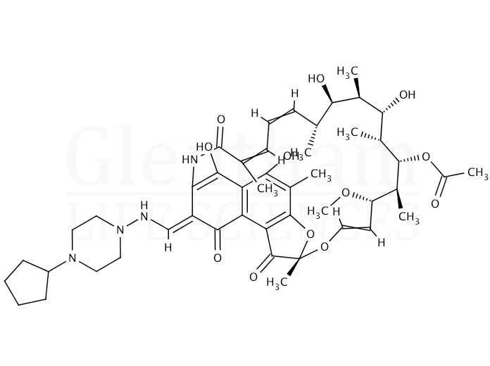 Structure for Rifapentine (61379-65-5)