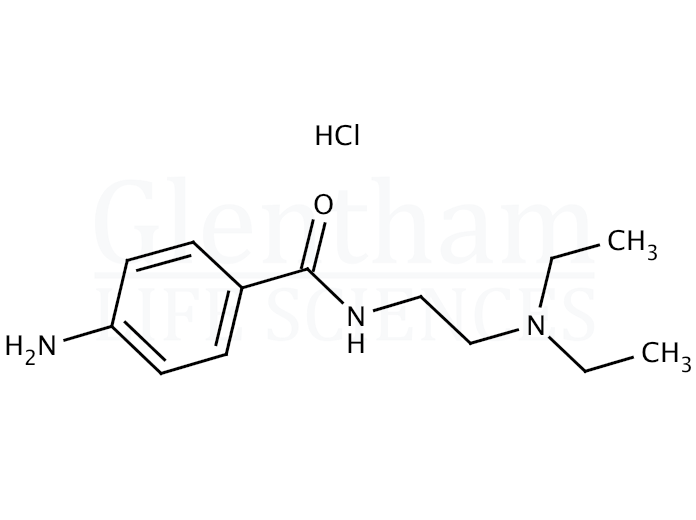 Structure for Procainamide hydrochloride