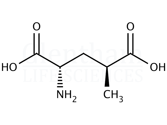 (2S,4S)-4-Methylglutamic Acid Structure