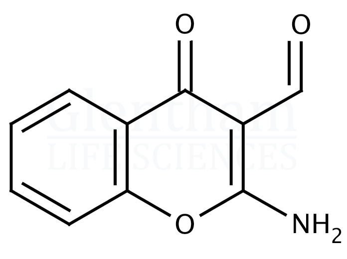 2-Amino-3-formylchromone  Structure