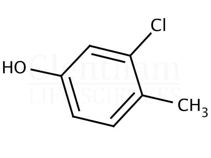 3-Chloro-4-methylphenol Structure