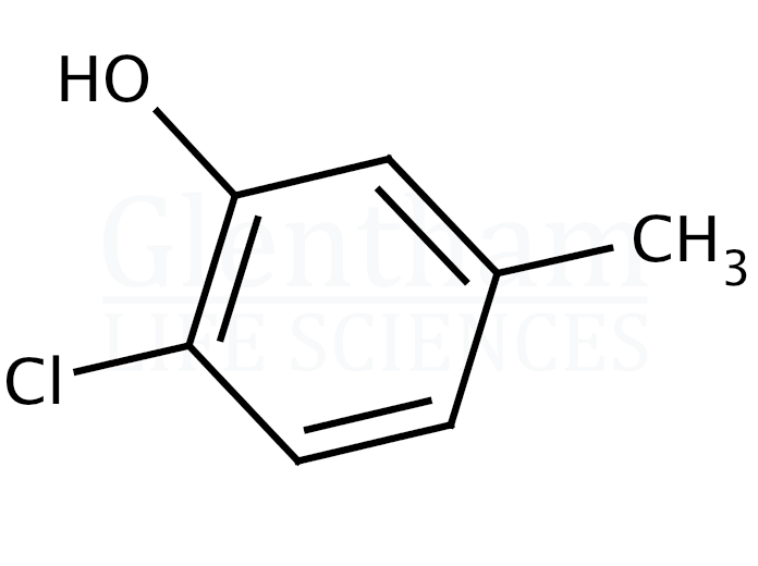 Large structure for  2-Chloro-5-methylphenol (6-Chloro-m-cresol)  (615-74-7)