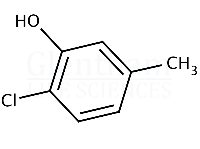 Strcuture for 2-Chloro-5-methylphenol (6-Chloro-m-cresol)