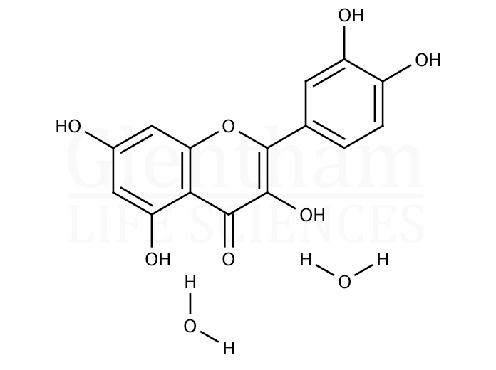 Quercetin dihydrate Structure