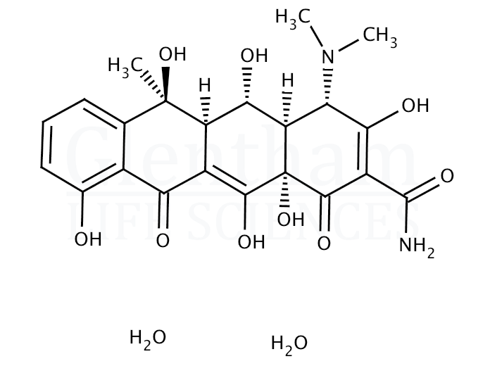Structure for Oxytetracycline dihydrate (6153-64-6)