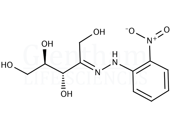 D-Ribulose o-nitrophenylhydrazone Structure