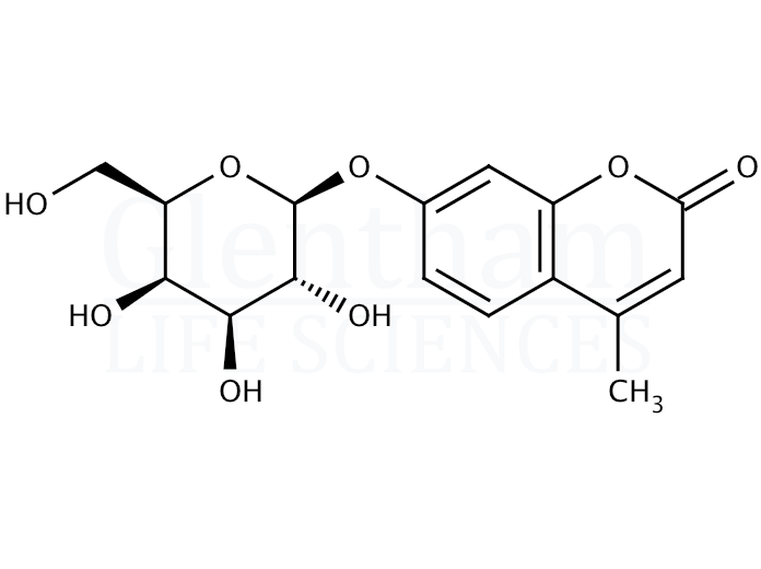 4-Methylumbelliferyl b-D-galactopyranoside Structure