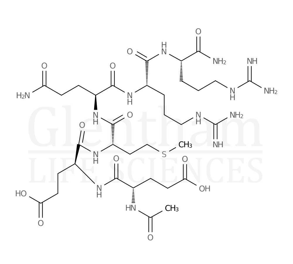 Acetyl Hexapeptide-3 Structure