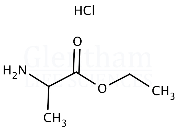 DL-Alanine ethyl ester hydrochloride Structure