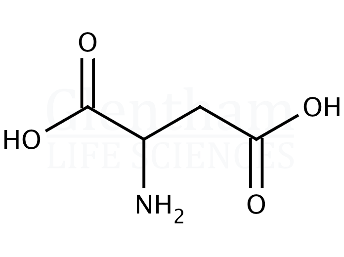 Structure for DL-Aspartic acid