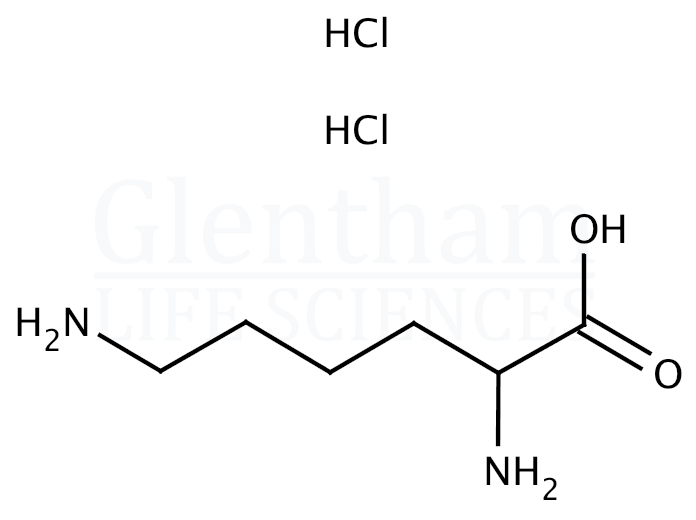 Structure for  DL-Lysine dihydrochloride  (617-68-5)