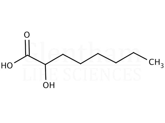 (±)-2-Hydroxyoctanoic acid Structure