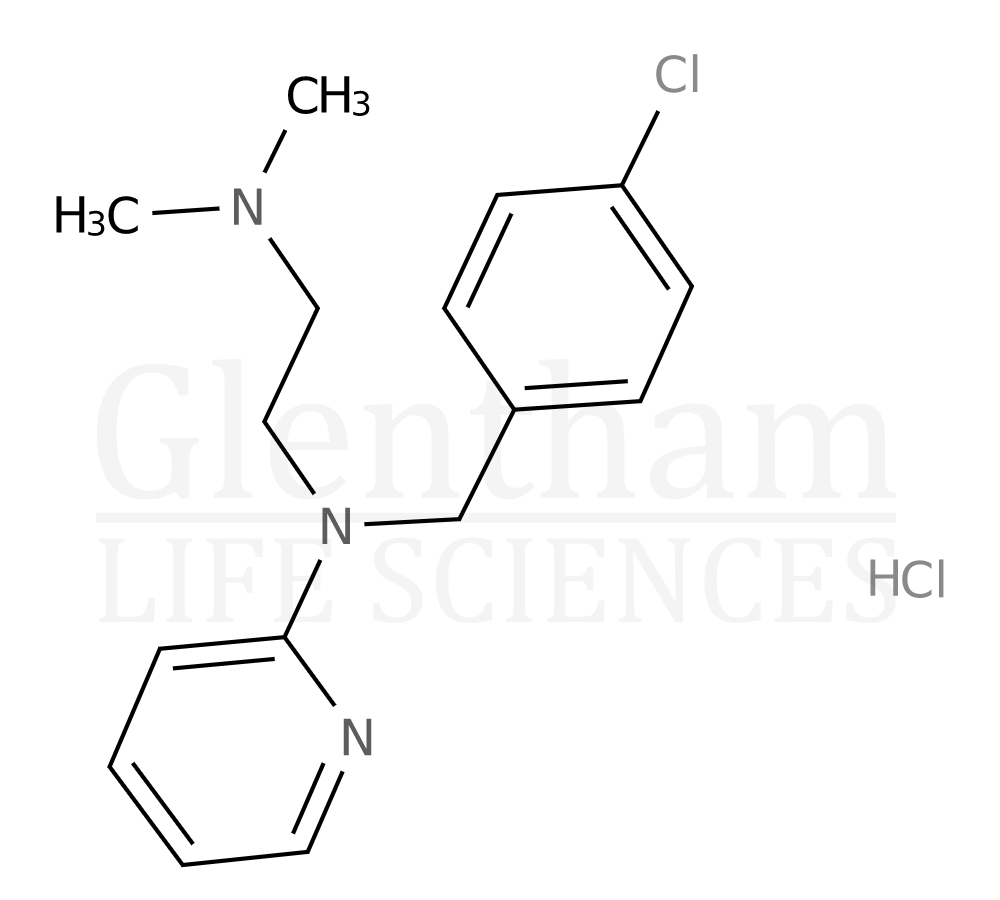 Structure for Chloropyramine hydrochloride