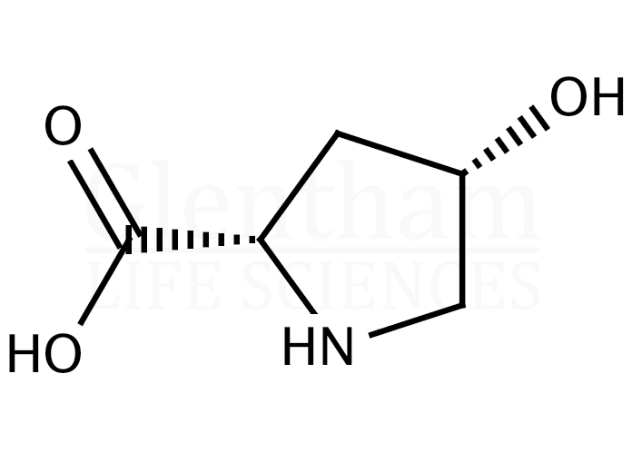 cis-4-Hydroxy-L-proline Structure