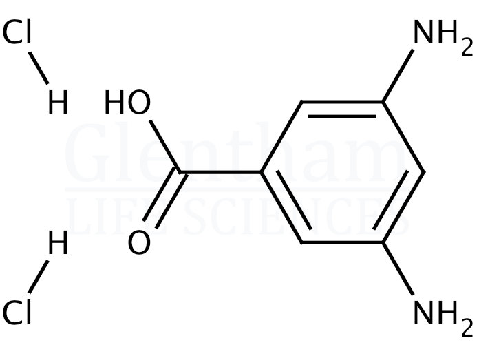 Structure for 3,5-Diaminobenzoic acid dihydrochloride (618-56-4)