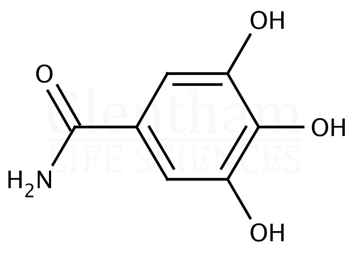 3,4,5-Trihydroxybenzamide Structure