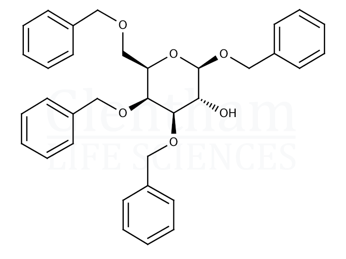 Benzyl 3,4,6-tri-O-benzyl-β-D-galactopyranoside Structure