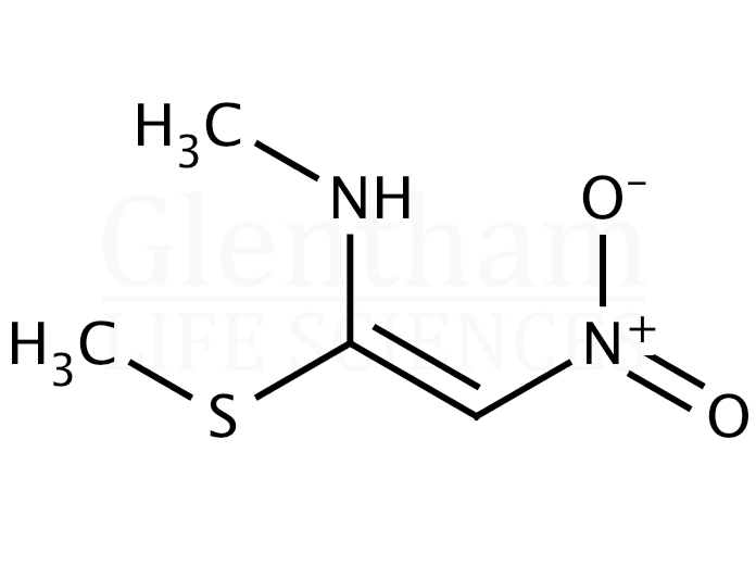 1-Methylamino-1-(methylthio)-2-nitroethylene Structure