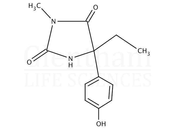 Structure for  4-Hydroxymephenytoin  (61837-65-8)