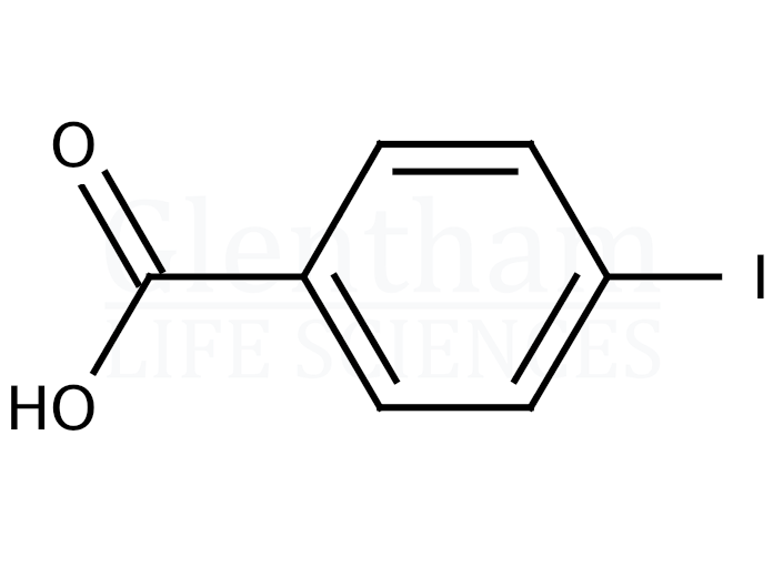 Structure for 4-Iodobenzoic acid