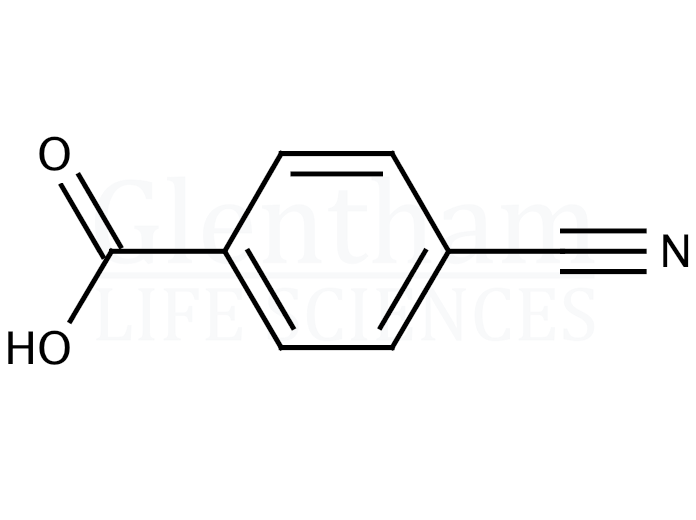 4-Cyanobenzoic acid Structure