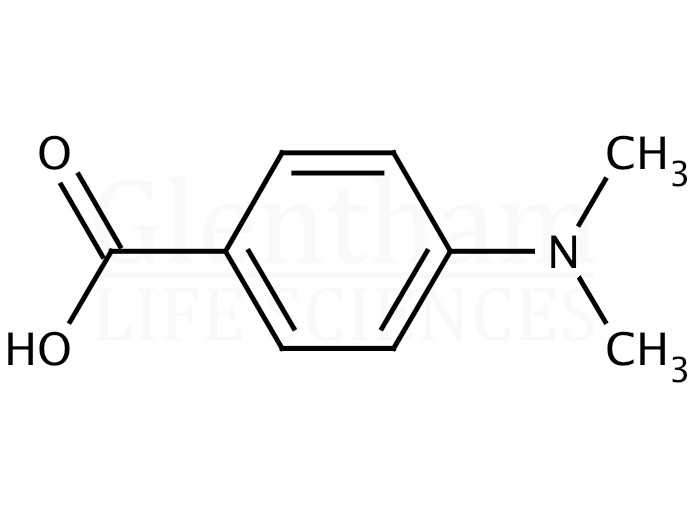 Structure for 4-(Dimethylamino)benzoic acid (619-84-1)
