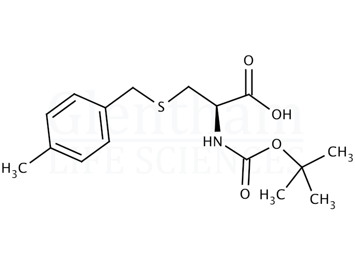 Structure for Boc-Cys(Mbzl)-OH    (61925-77-7)