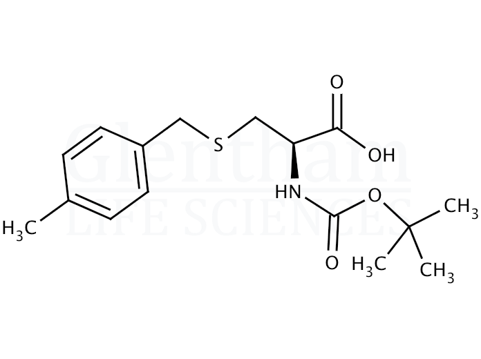 Structure for Boc-Cys(Mbzl)-OH   