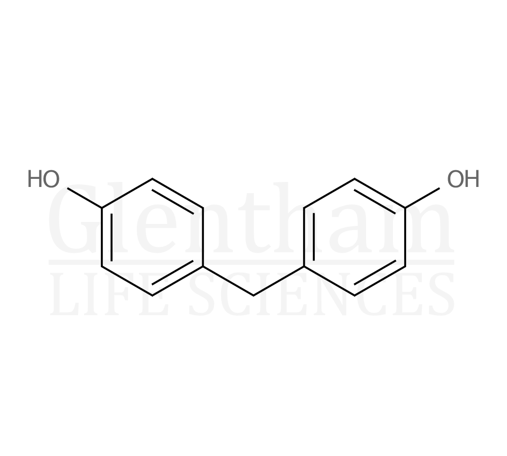 Bis(4-hydroxyphenyl)methane Structure