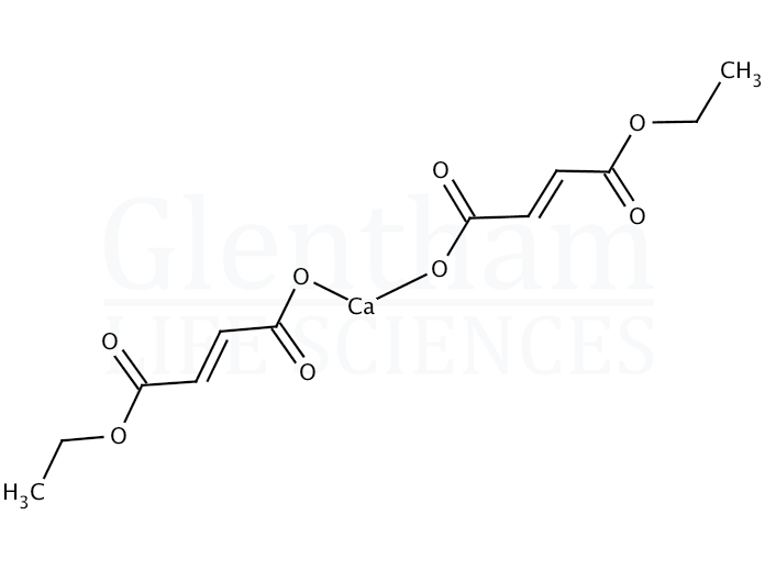 Structure for  Fumaric acid monoethyl ester calcium salt  (62008-22-4)