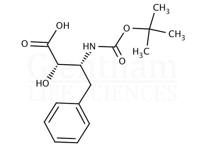 Large structure for (2S,3R)-3-(Boc-amino)-2-hydroxy-4-phenylbutyric acid   (62023-65-8)