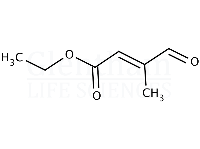 Ethyl 3-methyl-4-oxocrotonate Structure