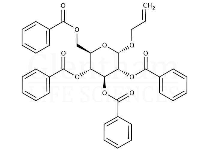 Allyl 2,3,4,6-tetra-O-benzyl-a-D-glucopyranoside Structure