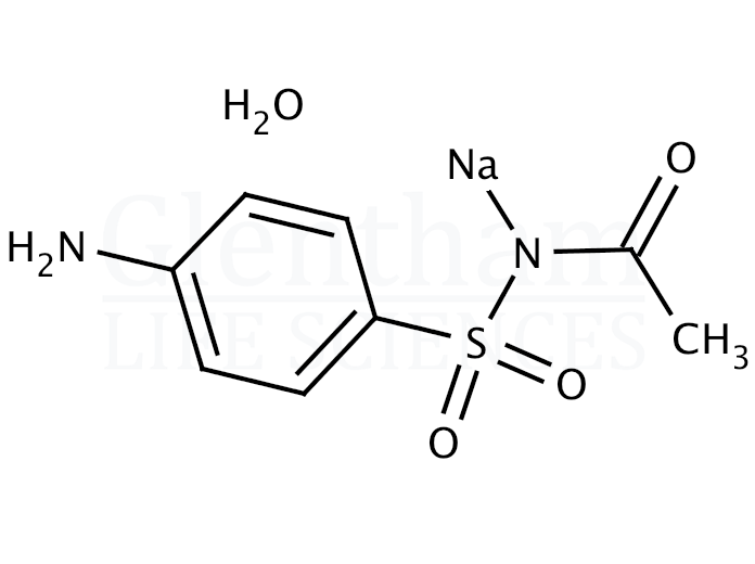 Structure for Sulfacetamide sodium salt hydrate